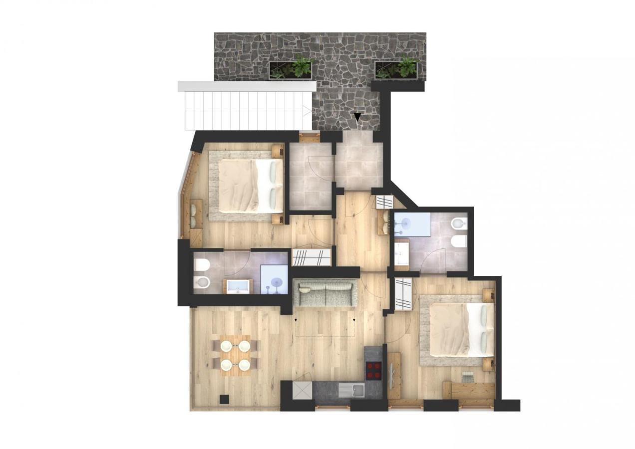 Apartments Cesa Ploner Ortisei Kültér fotó